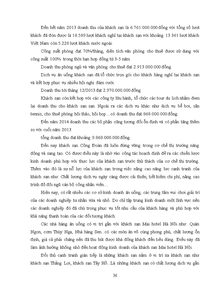 image for page THS Nâng cao năng lực cạnh tranh của khách sạn Mai Hotel Hà Nội