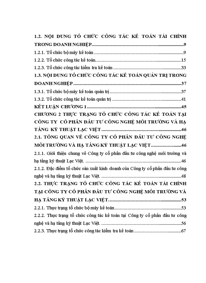 image for page THS Hoàn thiện tổ chức công tác kế toán tại Công ty cổ phần đầu tư công nghệ môi trường và hạ tầng kỹ thuật Lạc Việt