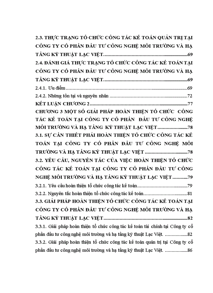 image for page THS Hoàn thiện tổ chức công tác kế toán tại Công ty cổ phần đầu tư công nghệ môi trường và hạ tầng kỹ thuật Lạc Việt