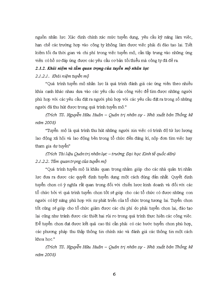 image for page THS Hoàn thiện công tác tuyển dụng nguồn nhân lực tại công ty Trách nhiệm hữu hạn Một thành viên Dệt Kim Đông Xuân