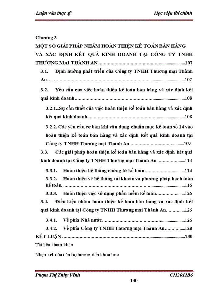 image for page THS Vận dụng chuẩn mực kế toán số 14 Doanh thu và thu nhập khác vào hoàn thiện kế toán bán hàng và xác định kết quả kinh doanh tại Công ty Trách nhiệm hữu hạn Thương mại Thành An