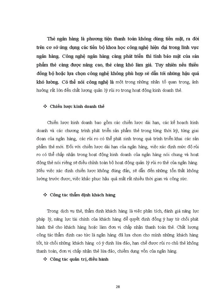 image for page THS Quản trị rủi ro trong hoạt động kinh doanh thẻ tín dụng tại Ngân hàng TMCổ phần Ngoại Thương Việt Nam Sở Giao Dịch