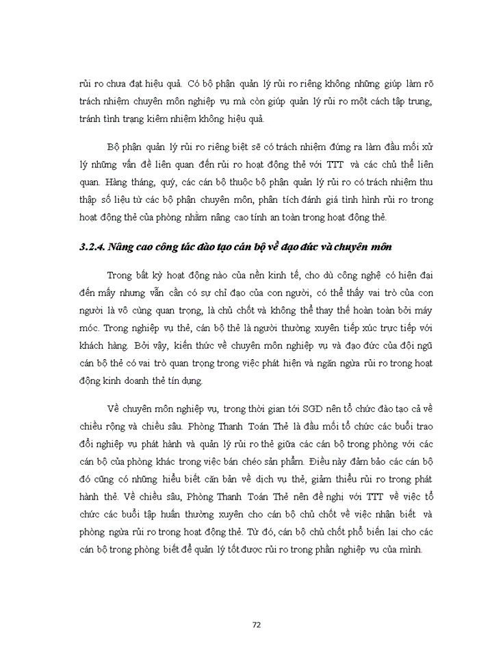 image for page THS Quản trị rủi ro trong hoạt động kinh doanh thẻ tín dụng tại Ngân hàng TMCổ phần Ngoại Thương Việt Nam Sở Giao Dịch