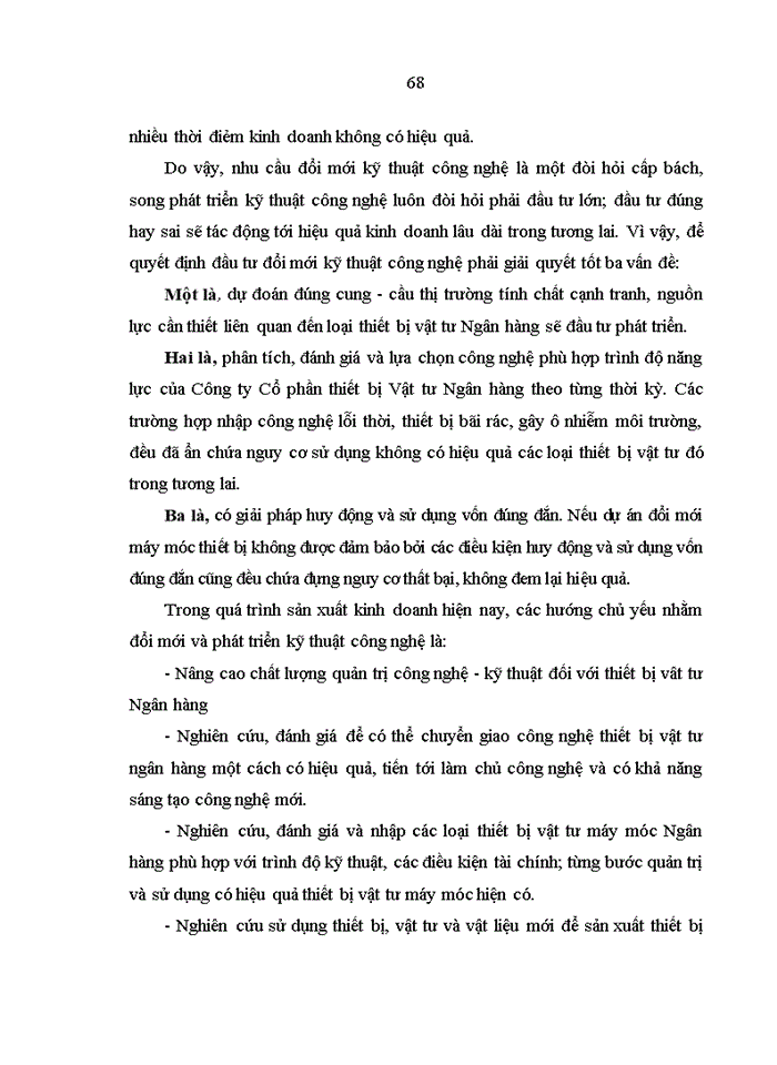 image for page THS Giải pháp nâng cao hiệu quả hoạt động kinh doanh của Công ty cổ phần thiết bị vật tư Ngân hàng