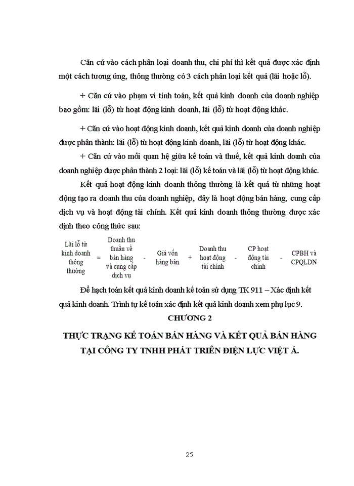 image for page THS Hoàn thiện kế toán bán hàng và xác định kết quả bán hàng tại công ty Trách nhiệm hữu hạn phát triển điện lực Việt Á