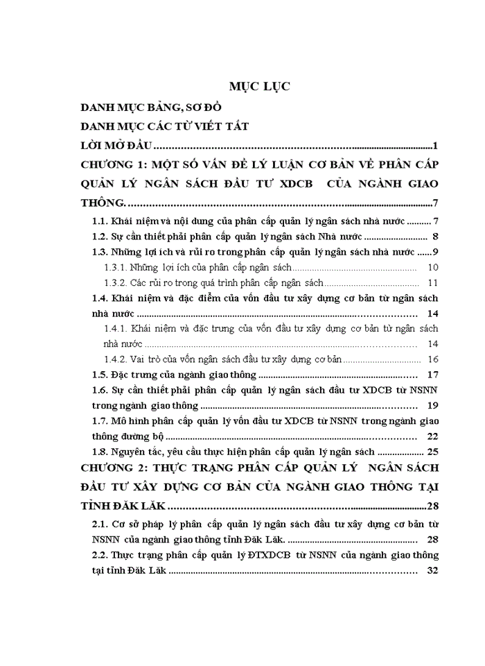 image for page THS Phân cấp quản lý ngân sách đầu tư xây dựng cơ bản của ngành giao thông tại tỉnh Đăk Lăk Thực trạng và giải pháp