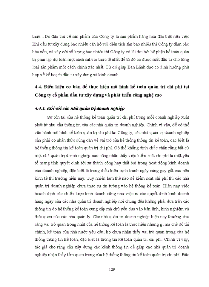 image for page THS XÂY DỰNG MÔ HÌNH KẾ TOÁN QUẢN TRỊ CHI PHÍ TẠI CÔNG TY Cổ phần ĐẦU TƯ XÂY DỰNG VÀ PHÁT TRIỂN CÔNG NGHỆ CAO
