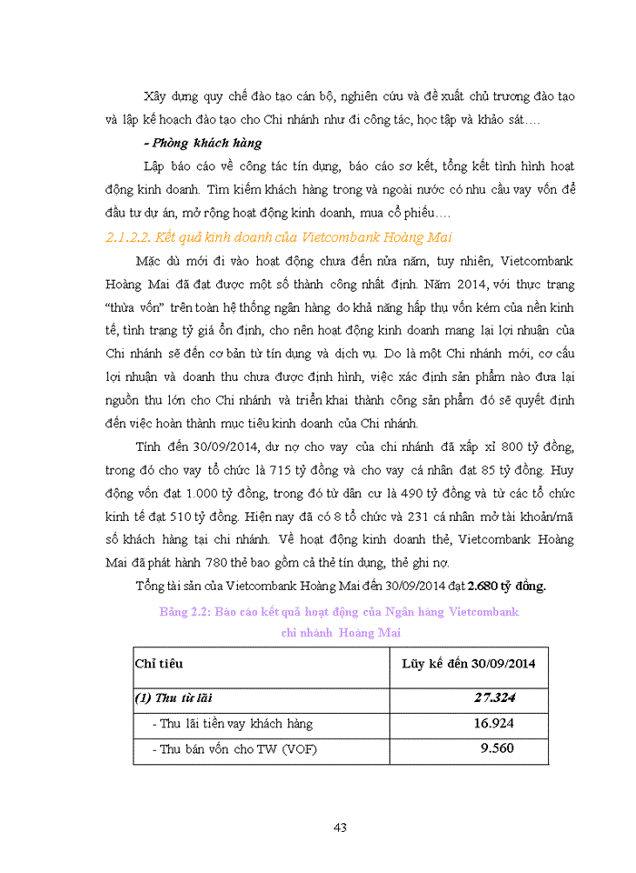 image for page ThS Nâng cao chất lượng dịch vụ đối với khách hàng cá nhân tại Ngân hàng TMCổ phần Ngoại thương Chi nhánh Hoàng Mai