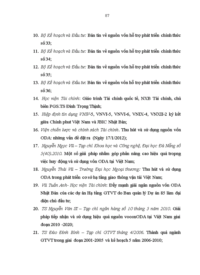 image for page ThS TĂNG CƯỜNG QUẢN LÝ VÀ SỬ DỤNG NGUỒN VỐN ODA CHO CHI ĐẦU TƯ PHÁT TRIỂN Ở VIỆT NAM