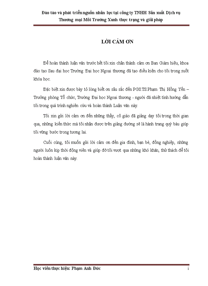 image for page ThS Đào tào và phát triển nguồn nhân lực tại công ty Trách nhiệm hữu hạn Sản xuất Dịch vụ Thương mại Môi Trường Xanh thực trạng và giải pháp
