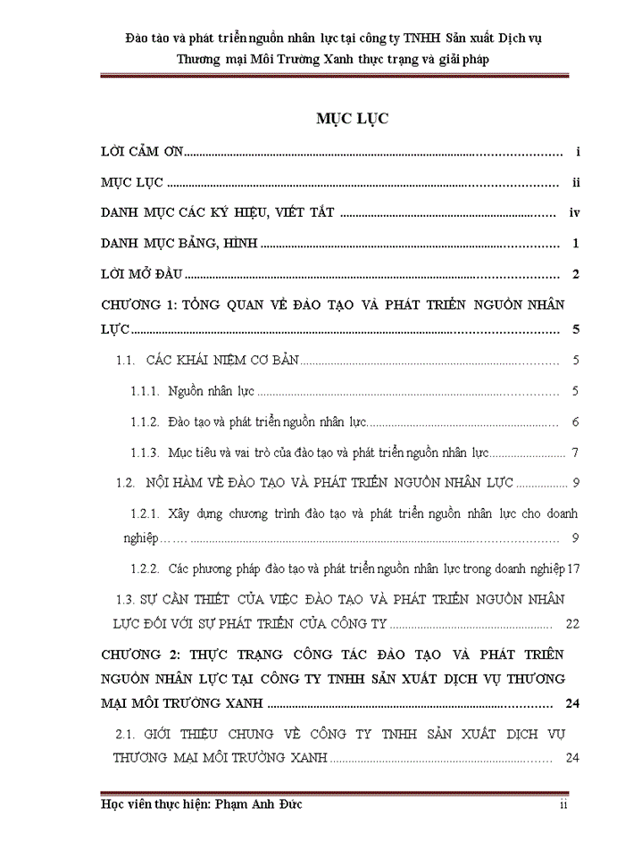 image for page ThS Đào tào và phát triển nguồn nhân lực tại công ty Trách nhiệm hữu hạn Sản xuất Dịch vụ Thương mại Môi Trường Xanh thực trạng và giải pháp