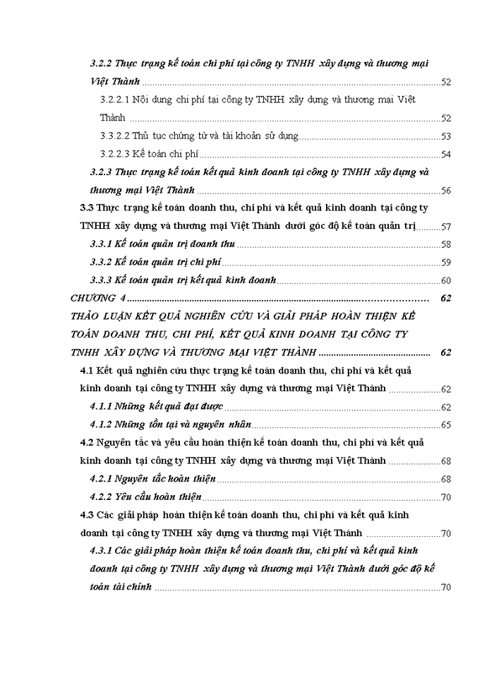 image for page ThS Hoàn thiện kế toán doanh thu chi phí và kết quả kinh doanh tại công ty Trách nhiệm hữu hạn xây dựng và thương mại Việt Thành