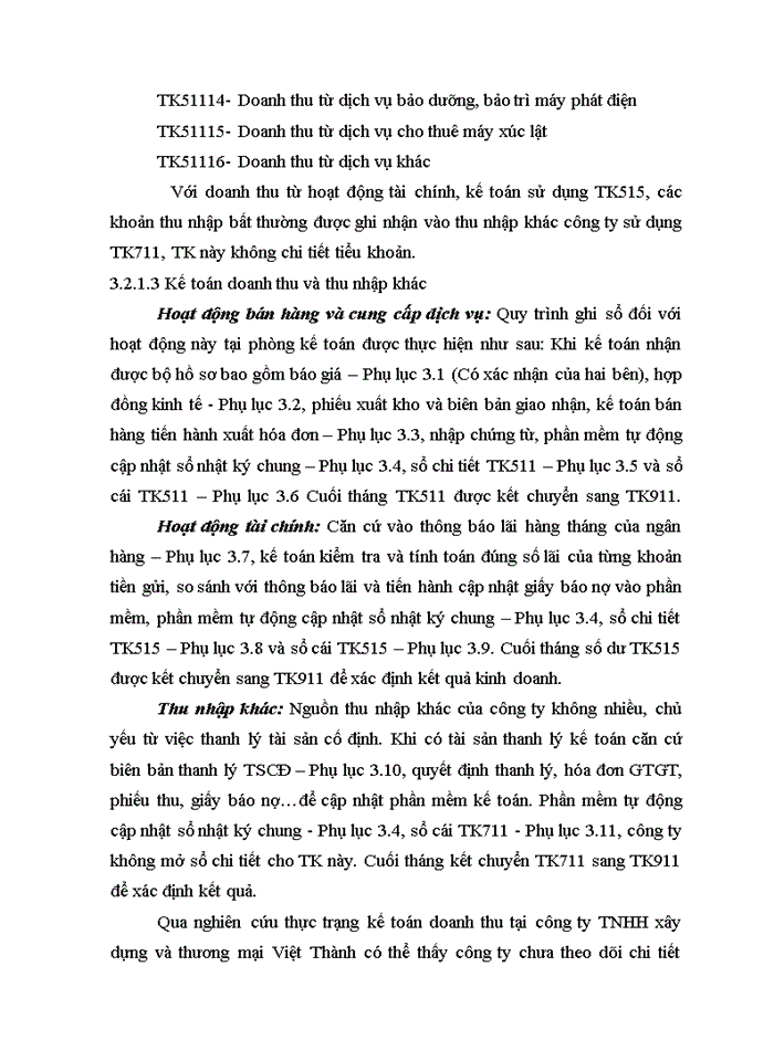 image for page ThS Hoàn thiện kế toán doanh thu chi phí và kết quả kinh doanh tại công ty Trách nhiệm hữu hạn xây dựng và thương mại Việt Thành