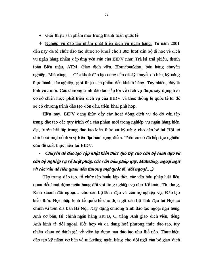 image for page ThS Quá trình đào tạo và phát triển nguồn nhân lực của Ngân hàng Đầu tư và Phát triển Việt Nam 1995 2005 Thực trạng kinh nghiệm và giải pháp