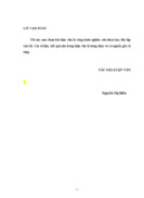 ThS Hoàn thiện kế toán chi phí sản xuất và tính giá thành sản phẩm xây lắp tại Công ty cổ phần đầu tư phát triển nhà Bắc Ninh