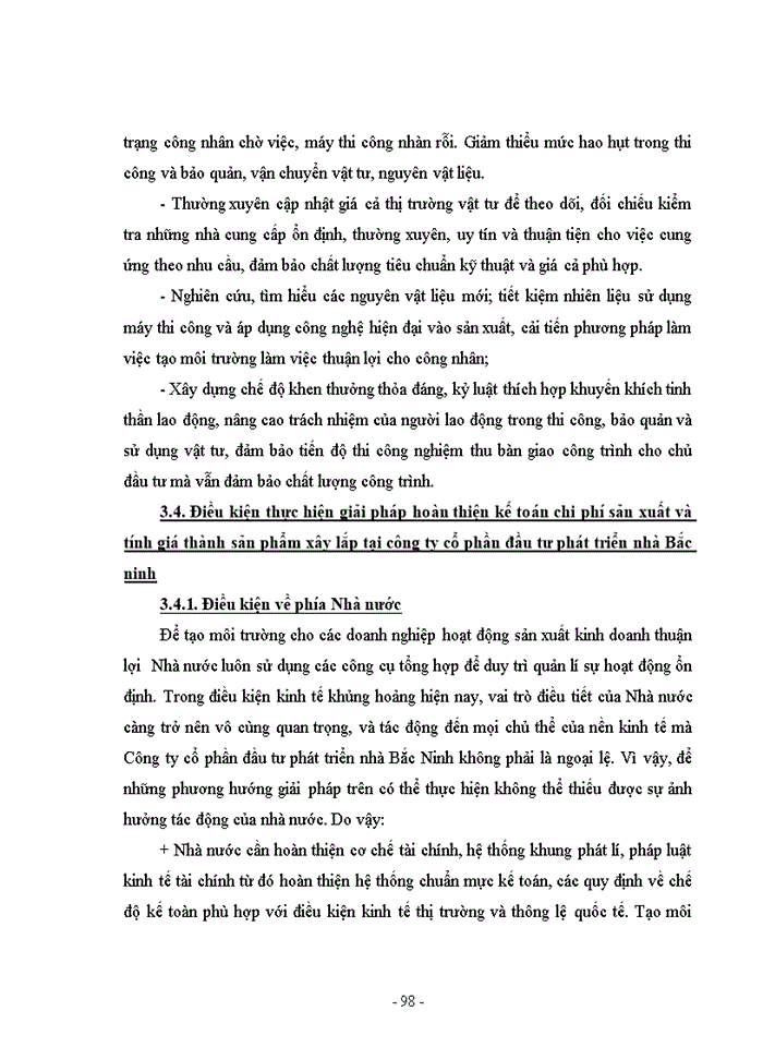 image for page ThS Hoàn thiện kế toán chi phí sản xuất và tính giá thành sản phẩm xây lắp tại Công ty cổ phần đầu tư phát triển nhà Bắc Ninh