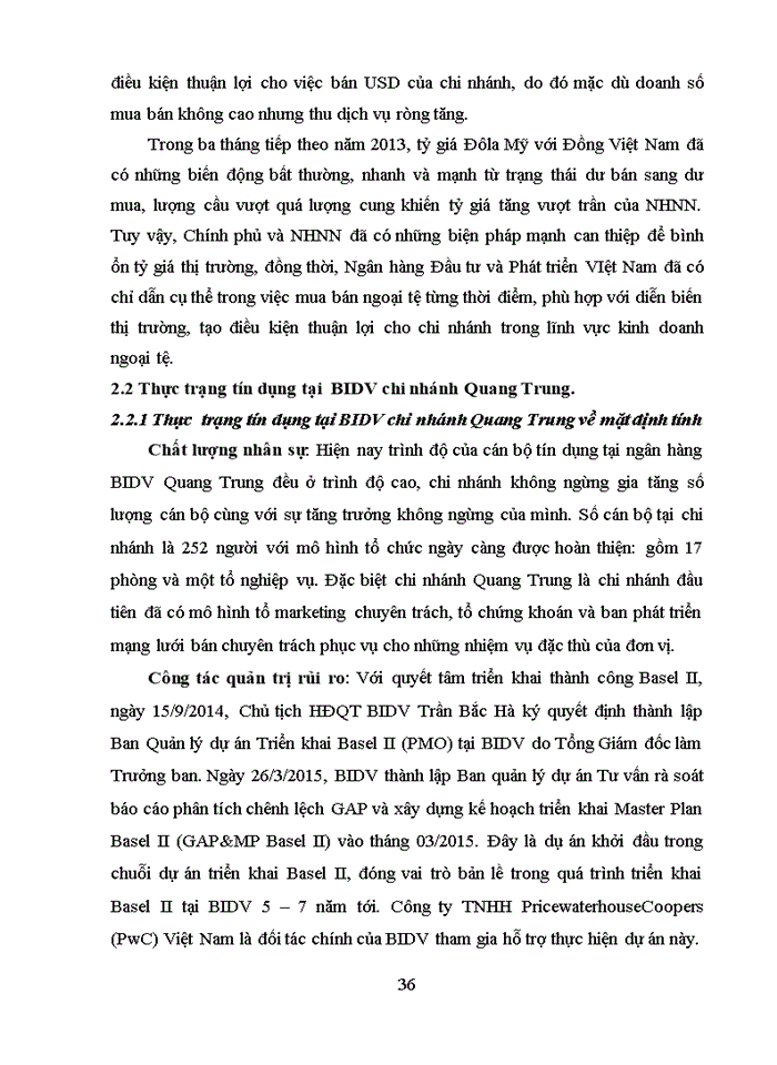 image for page Giải pháp nâng cao chất lượng tín dụng tại Ngân hàng TMCổ phần Đầu tư và Phát triển Việt Nam chi nhánh Quang Trung