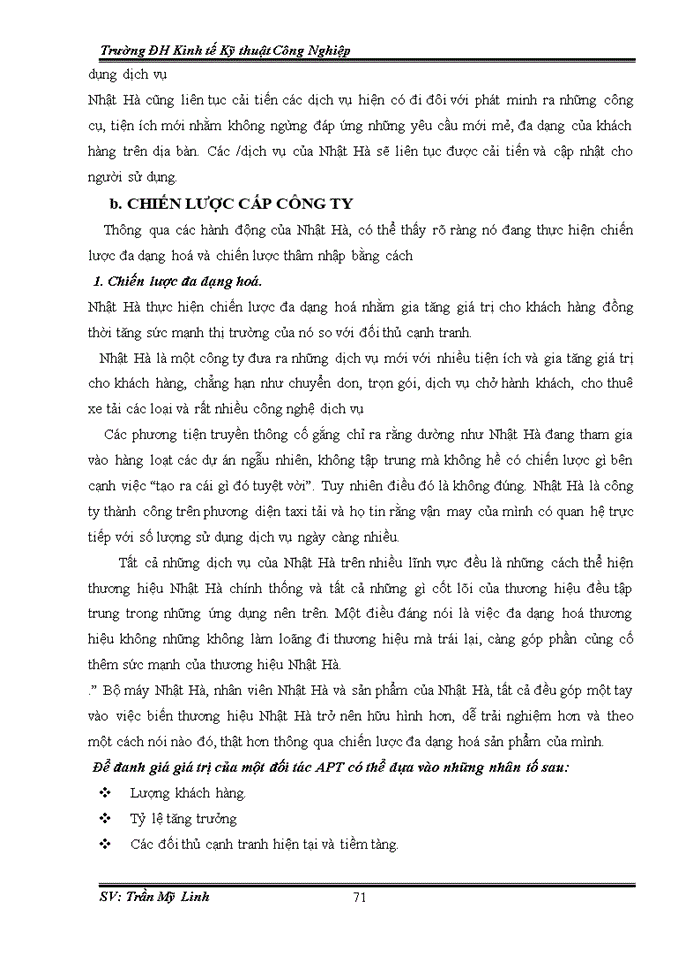 image for page QUẢN TRỊ KINH DOANH CỦA CÔNG TY Trách nhiệm hữu hạn Một thành viên THƯƠNG MẠI - VẬN TẢI NHẬT HÀ