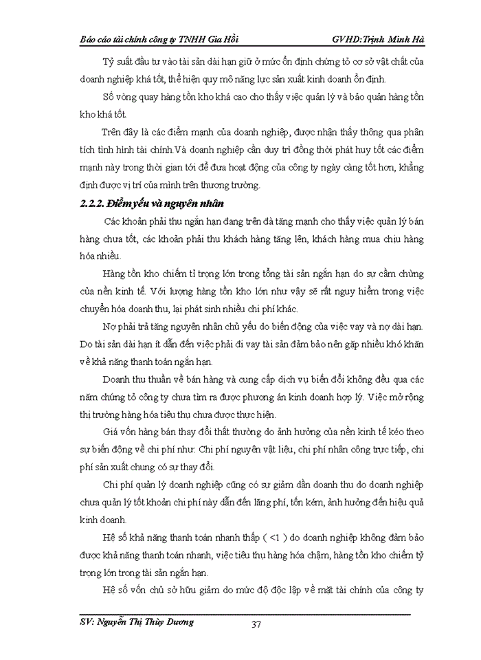 image for page Phân tích tình hình tài chính và giải pháp nâng cao hiệu quả hoạt độngsản xuất kinh doanh của công ty Trách nhiệm hữu hạn Gia Hồi