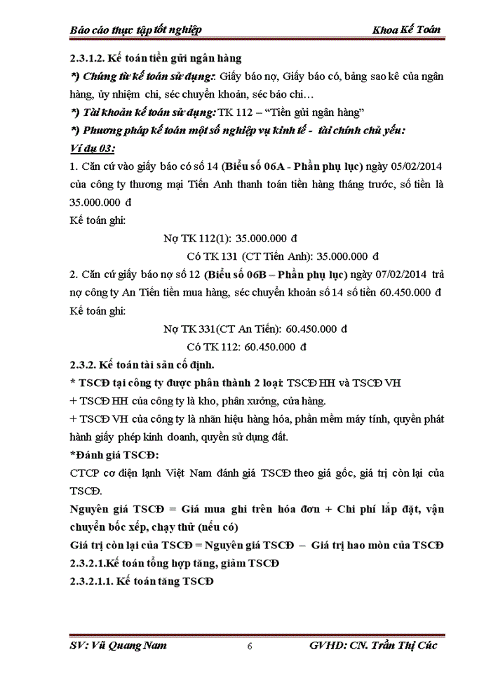 image for page Tình hình thực tế tổ chức công tác kế toán tại Công ty cổ phần cơ điện lạnh Việt Nam