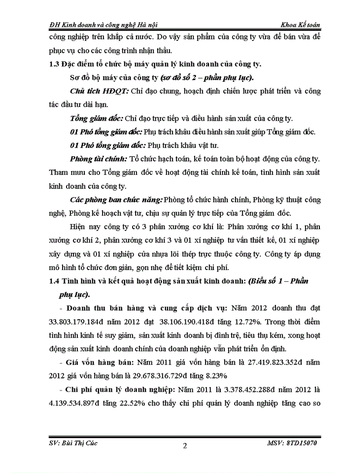 image for page Tình hình thực tế tổ chức công tác kế toán tại Công ty Trách nhiệm hữu hạn Kinh doanh thép và vật tư tổng hợp