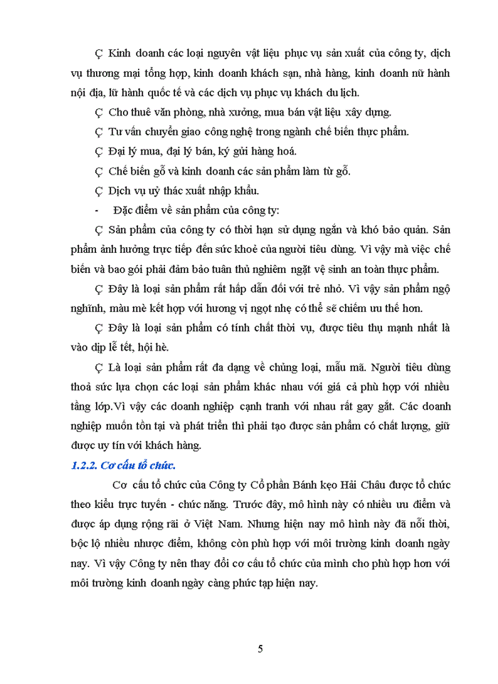 image for page Báo cáo tại Công ty Cổ phần bánh kẹo Hải Châu