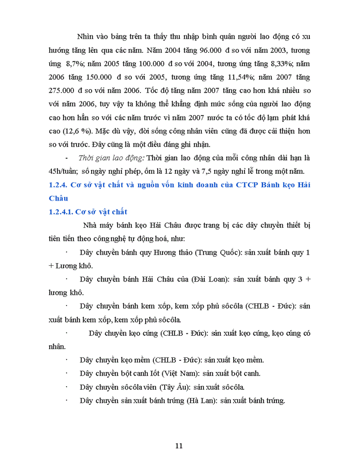 image for page Báo cáo tại Công ty Cổ phần bánh kẹo Hải Châu