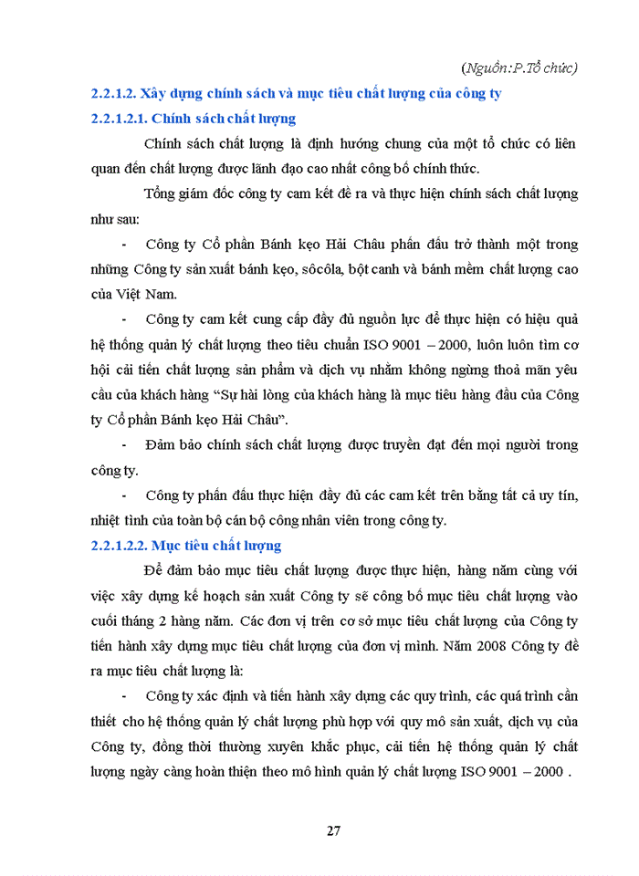 image for page Báo cáo tại Công ty Cổ phần bánh kẹo Hải Châu