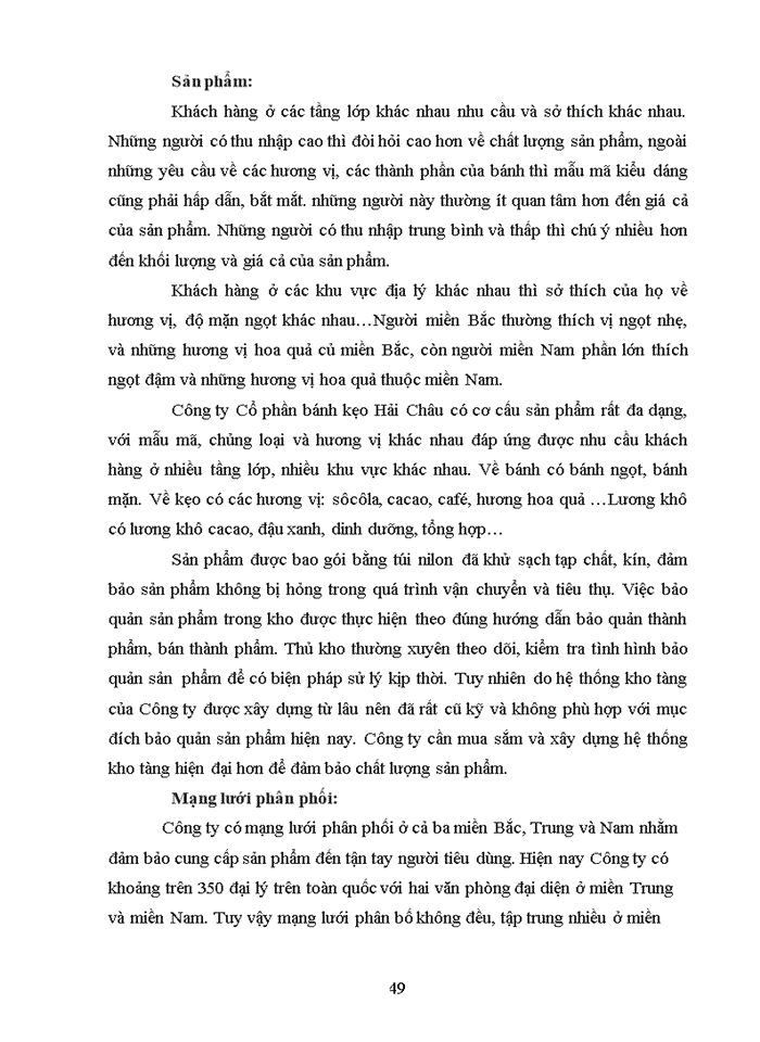 image for page Báo cáo tại Công ty Cổ phần bánh kẹo Hải Châu