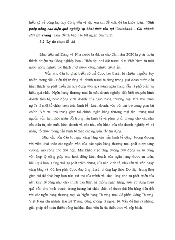 image for page Báo cáo tại Ngân hàng Thương Mại Cổ Phần Công Thương Việt Nam