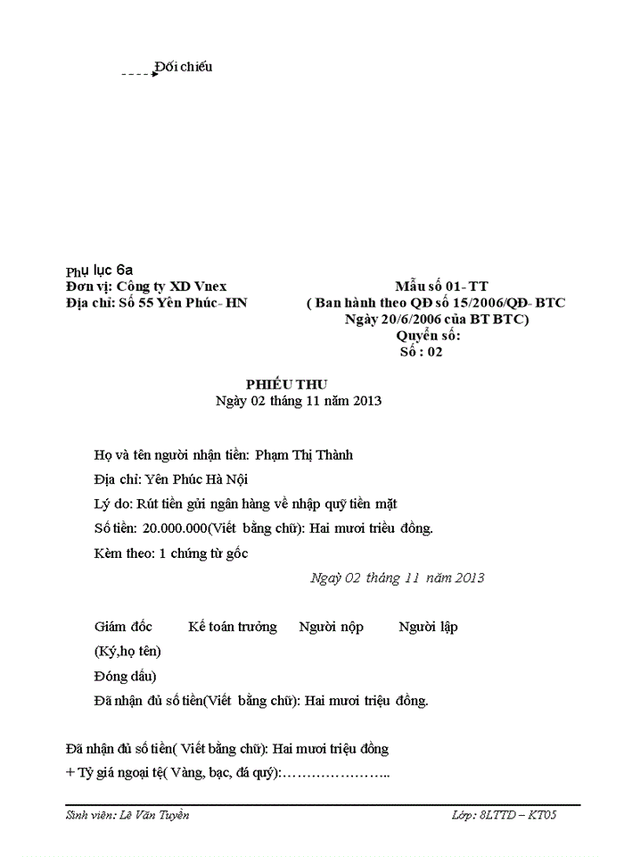 image for page Báo cáo tại Công ty cổ phần đầu tư và xây dựng Vnexpand Việt Nam tên viết tắt Công ty xây dựng Vnex