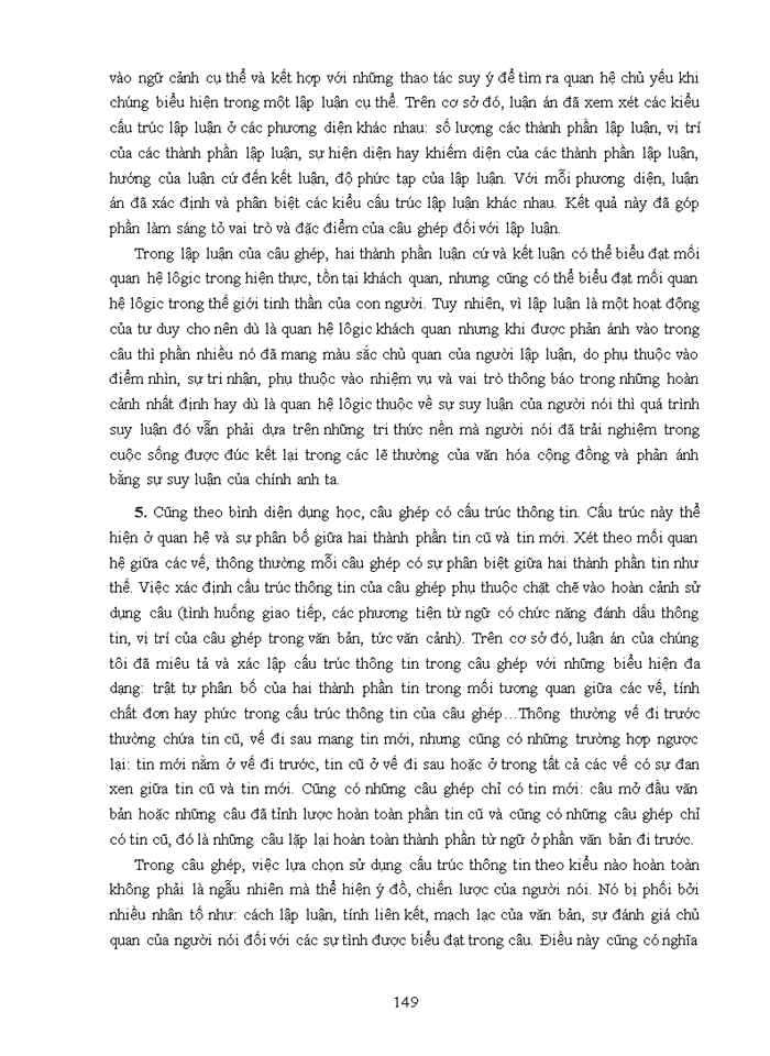 image for page Ths Câu ghép tiếng Việt cấu trúc ngữ nghĩa - cấu trúc lập luận - cấu trúc thông tin