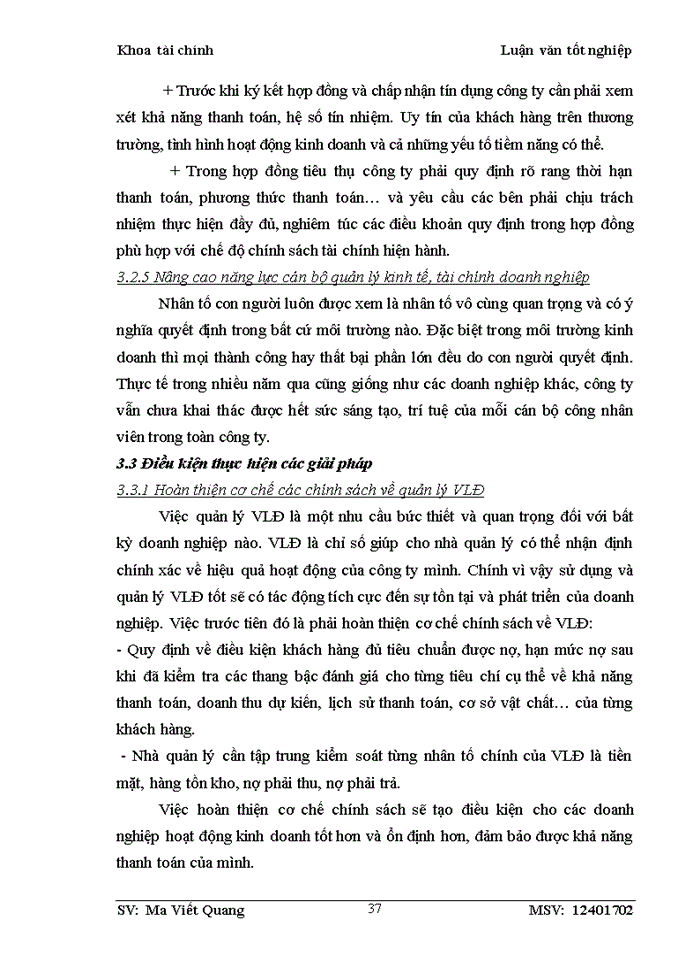 image for page Một số giải pháp nhằm quản lý và nâng cao hiệu quả sử dụng vốn lưu động tại công ty Trách nhiệm hữu hạn Lavender Gar
