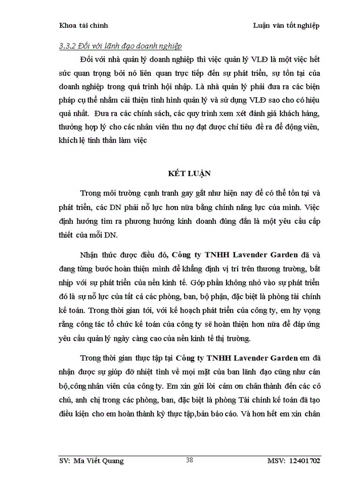 image for page Một số giải pháp nhằm quản lý và nâng cao hiệu quả sử dụng vốn lưu động tại công ty Trách nhiệm hữu hạn Lavender Gar