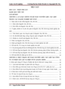 Kế toán Nguyên liệu vật liệu tại Công ty cổ phần xây lắp và điện nước Quang Minh