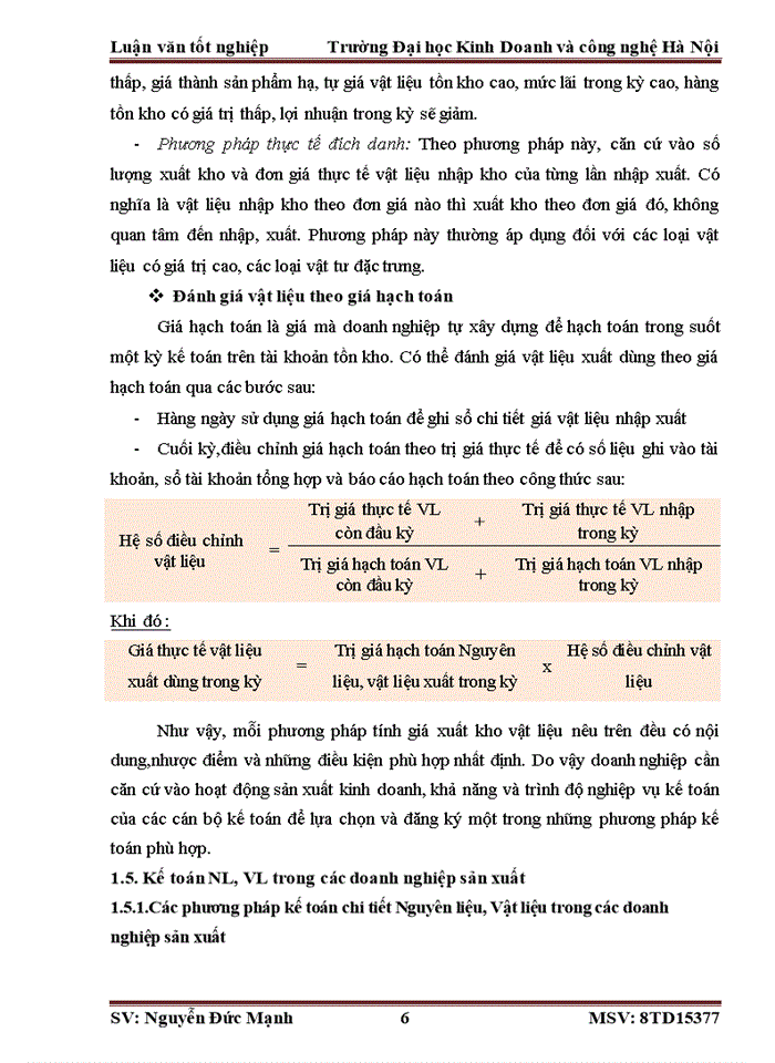 image for page Kế toán Nguyên liệu vật liệu tại Công ty cổ phần xây lắp và điện nước Quang Minh