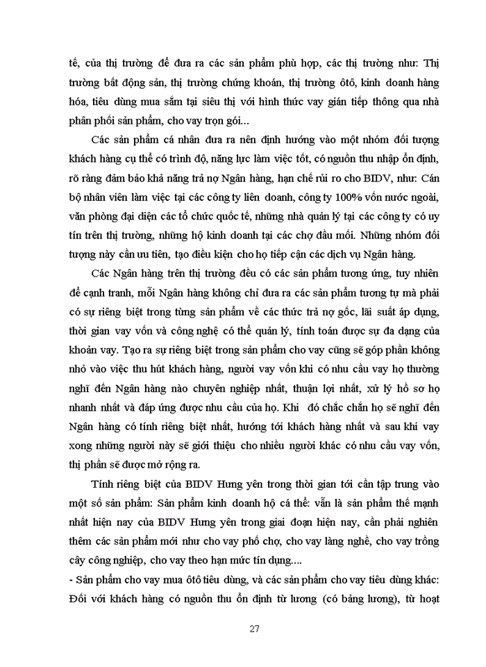 image for page Mở rộng cho vay khách hàng cá nhân tại Ngân hàng Thương Mại Cổ Phần Đầu Tư và Phát triển Bắc Hưng Yên