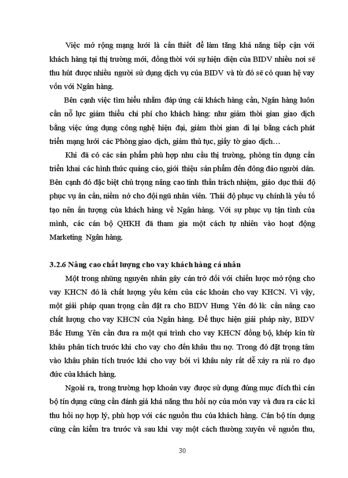 image for page Mở rộng cho vay khách hàng cá nhân tại Ngân hàng Thương Mại Cổ Phần Đầu Tư và Phát triển Bắc Hưng Yên