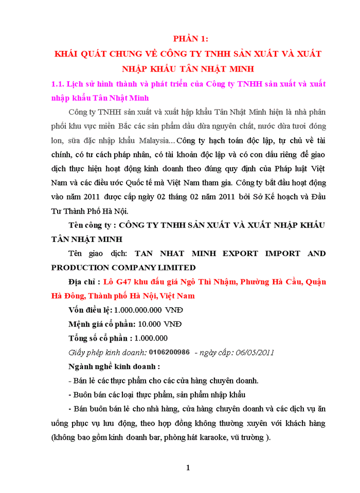 image for page Báo cáo tại Công ty Trách nhiệm hữu hạn sản xuất nhập khẩu Tân Nhật Minh