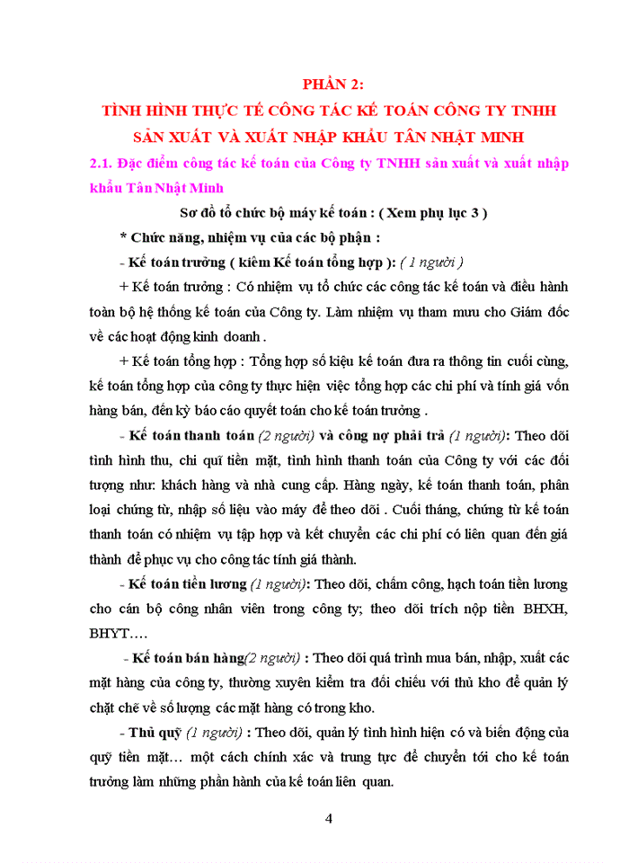 image for page Báo cáo tại Công ty Trách nhiệm hữu hạn sản xuất nhập khẩu Tân Nhật Minh