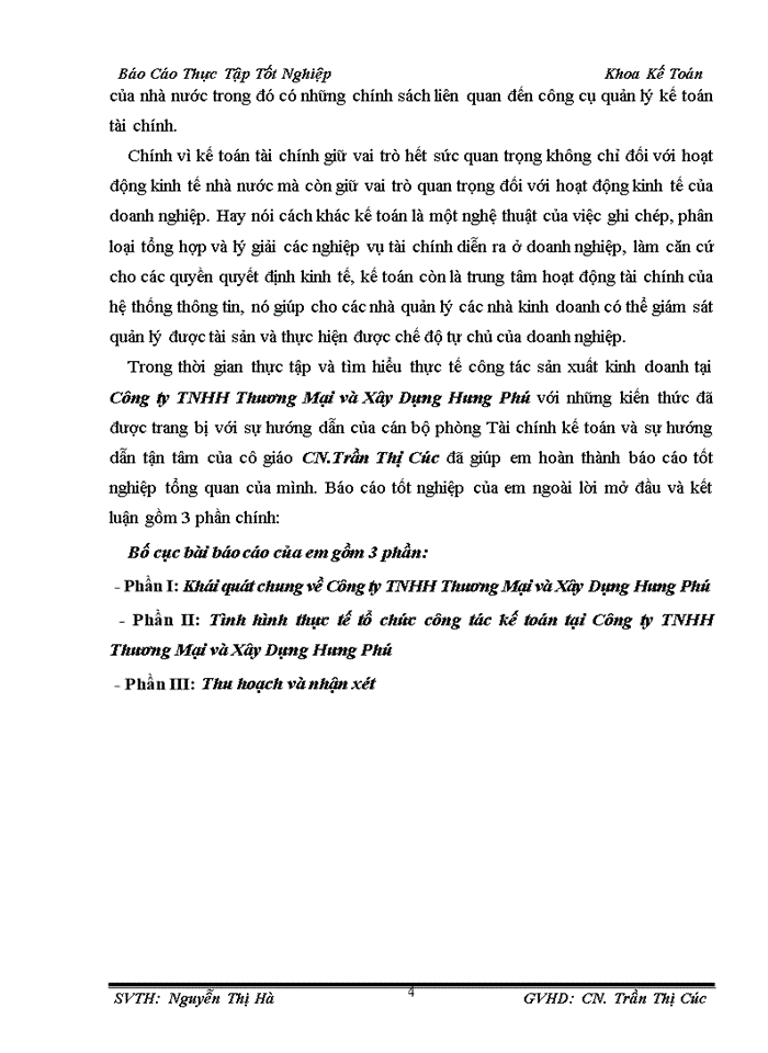 image for page Báo cáo tại Công Ty Trách nhiệm hữu hạn Thương Mại và Xây Dựng Hưng Phú