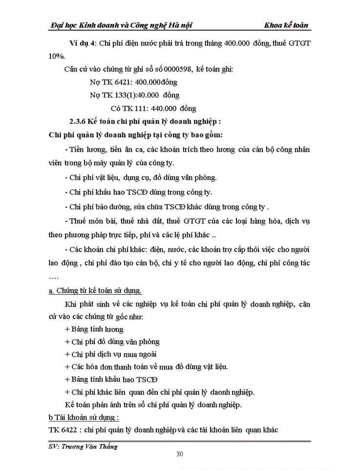 image for page THỰC TRẠNG CÔNG TÁC KẾ TOÁN BÁN HÀNG VÀ XÁC ĐỊNH KẾT QUẢ BÁN HÀNG TẠI CÔNG TY Trách nhiệm hữu hạn THÀNH DOANH