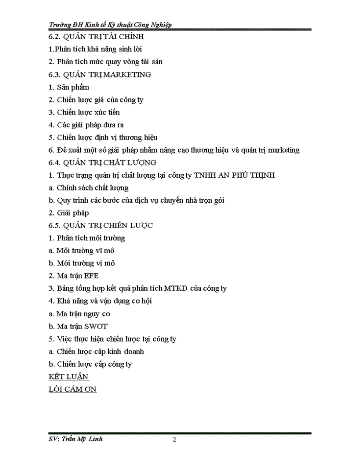 image for page QUẢN TRỊ KINH DOANH CỦA CÔNG TY Trách nhiệm hữu hạn Một thành viên THƯƠNG MẠI - VẬN TẢI NHẬT HÀ