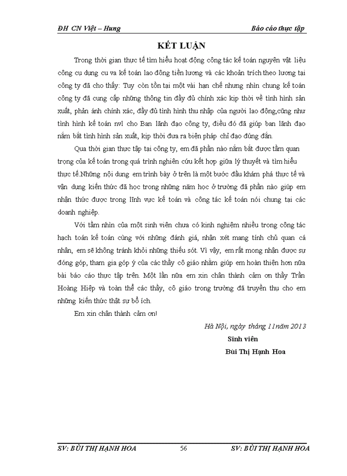 image for page Báo cáo tại công ty Trách nhiệm hữu hạn Trung Anh