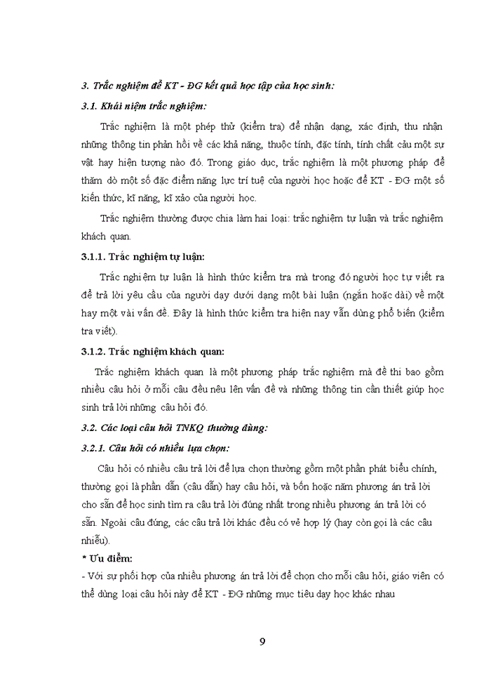 image for page XÂY DỰNG HỆ THỐNG CÂU HỎI TNKQ NHẰM ĐỔI MỚI KIỂM TRA ĐÁNH GIÁ KQHT CỦA HỌC SINH