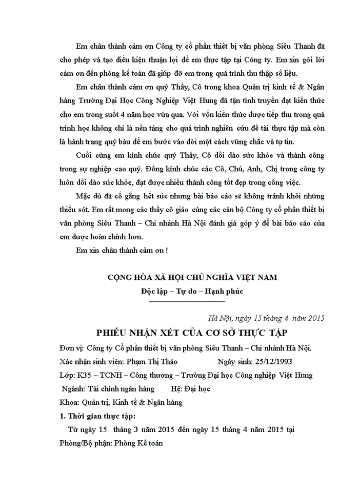 image for page Báo cáo thực tập tổng hợp tại Công ty Trách nhiệm hữu hạn Đông Nam