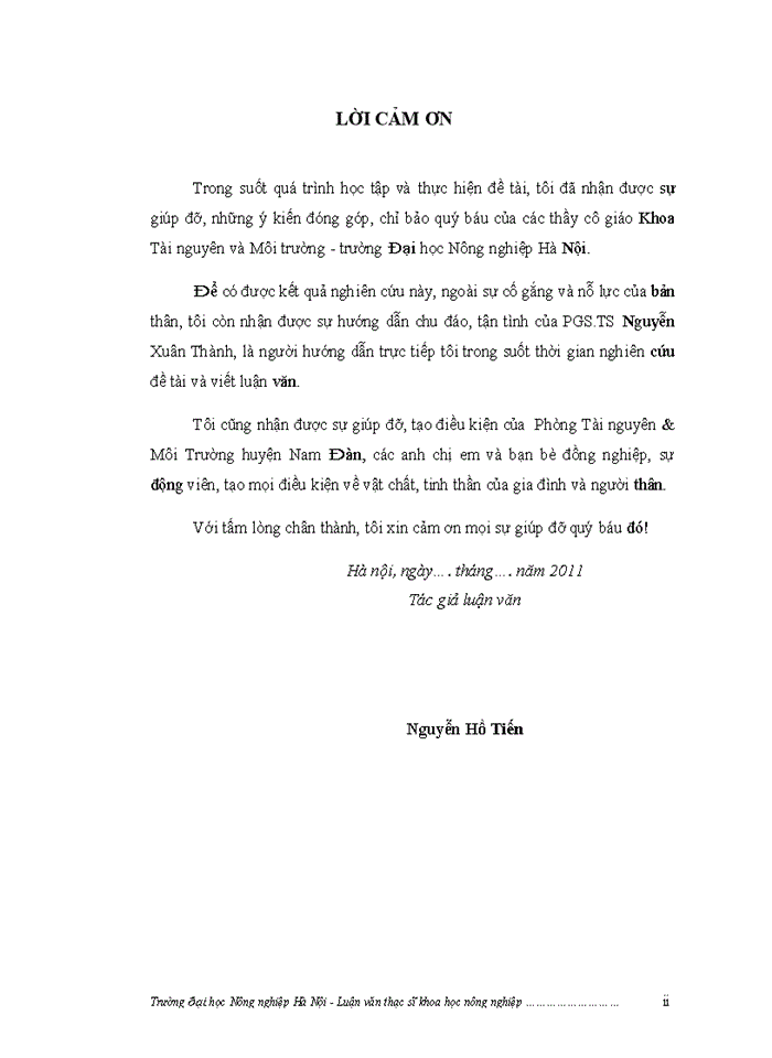 image for page ThS Đánh giá việc thực hiện chính sách bồi thường giải phóng mặt bằng khi Nhà nước thu hồi đất ở một số dự án trên địa bàn huyện Nam Đàn tỉnh Nghệ An