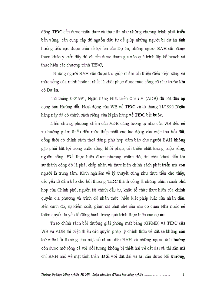 image for page ThS Đánh giá việc thực hiện chính sách bồi thường giải phóng mặt bằng khi Nhà nước thu hồi đất ở một số dự án trên địa bàn huyện Nam Đàn tỉnh Nghệ An