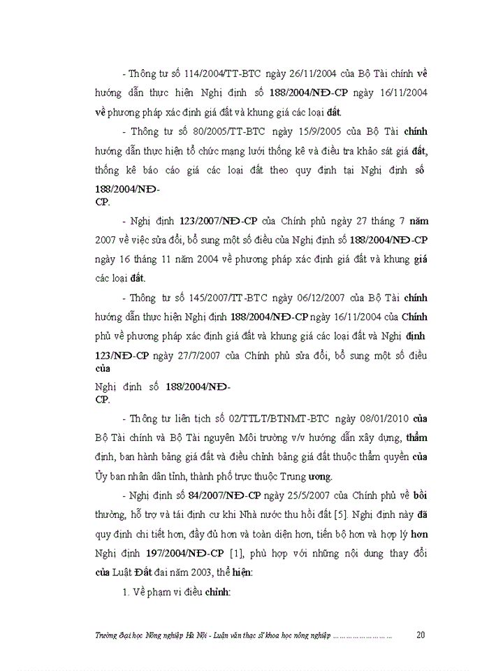image for page ThS Đánh giá việc thực hiện chính sách bồi thường giải phóng mặt bằng khi Nhà nước thu hồi đất ở một số dự án trên địa bàn huyện Nam Đàn tỉnh Nghệ An
