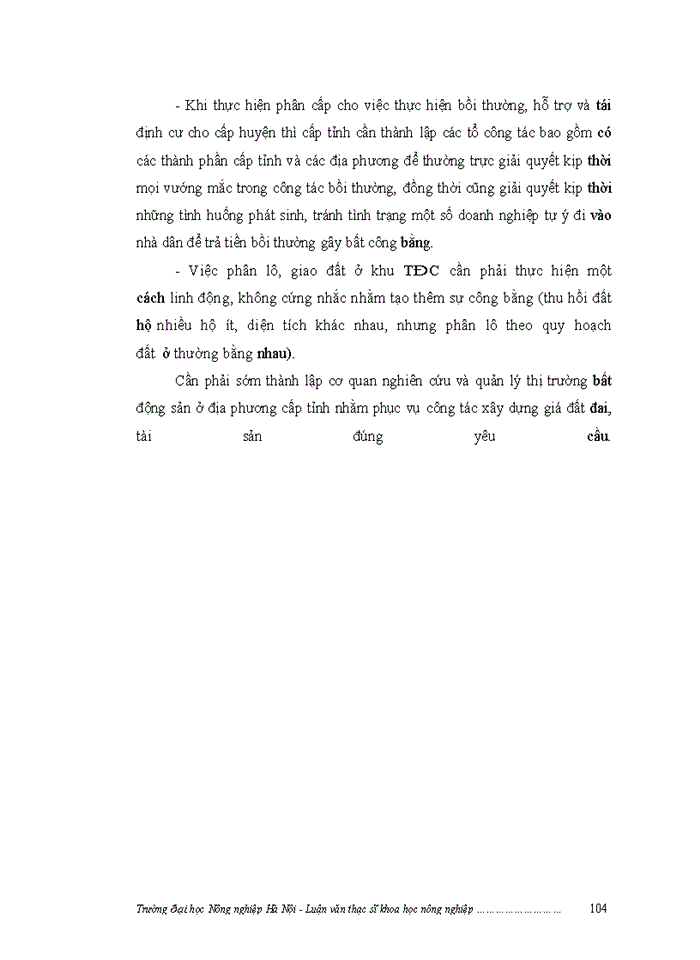image for page ThS Đánh giá việc thực hiện chính sách bồi thường giải phóng mặt bằng khi Nhà nước thu hồi đất ở một số dự án trên địa bàn huyện Nam Đàn tỉnh Nghệ An